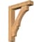 Ekena Millwork Balboa Block Smooth Bracket w/ Offset Brace, Western Red Cedar, 5 1/2"W x 26"D x 34"H BKT0604X26X34BOA05SWR - alternate 1